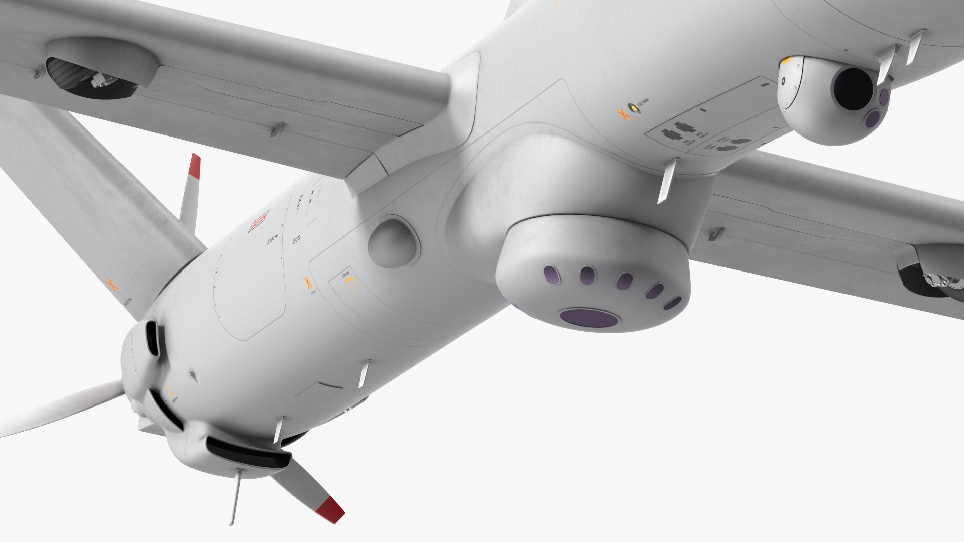 Elbit Hermes 900 UAV Flight 3D