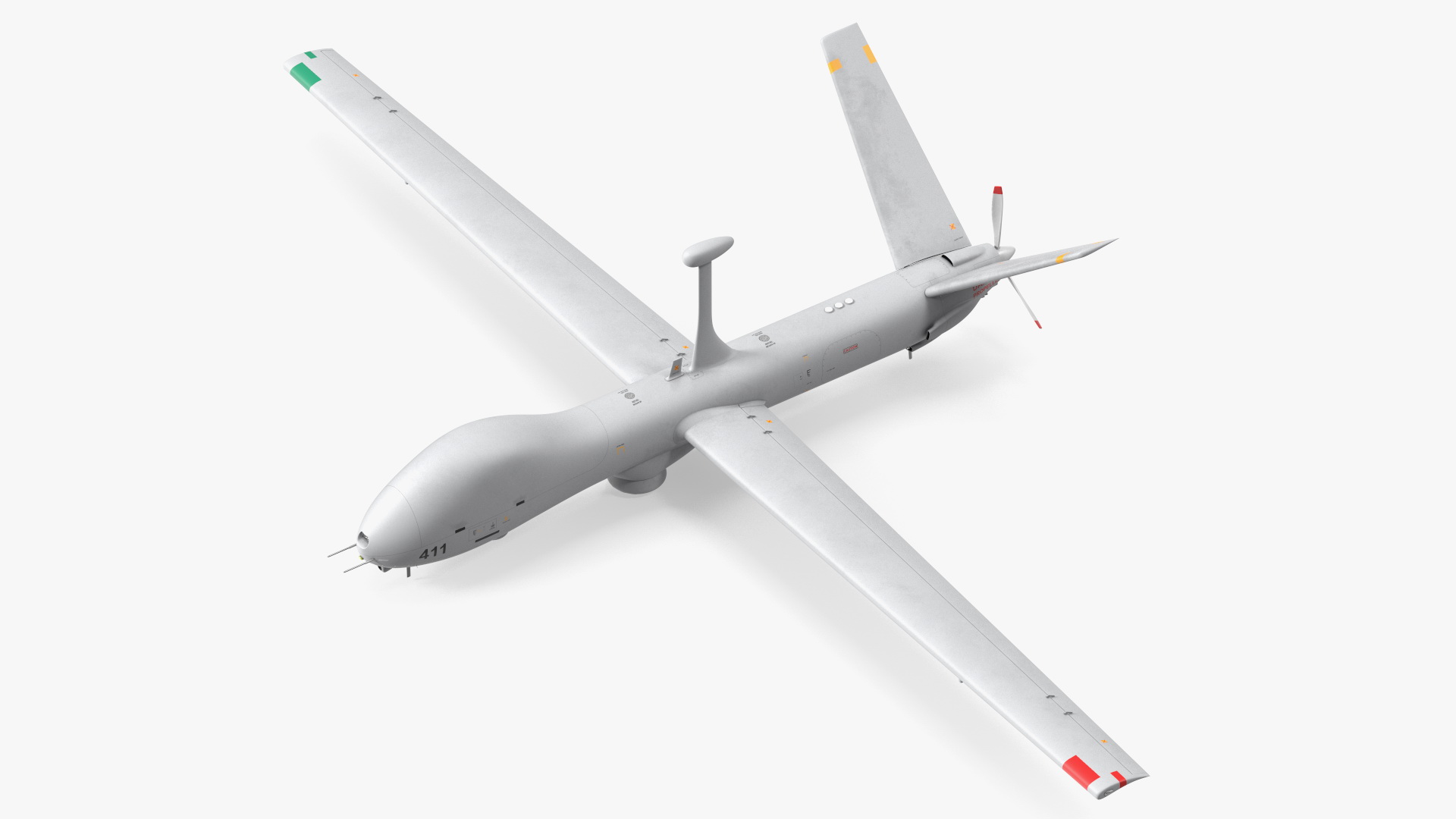 Elbit Hermes 900 UAV Flight 3D