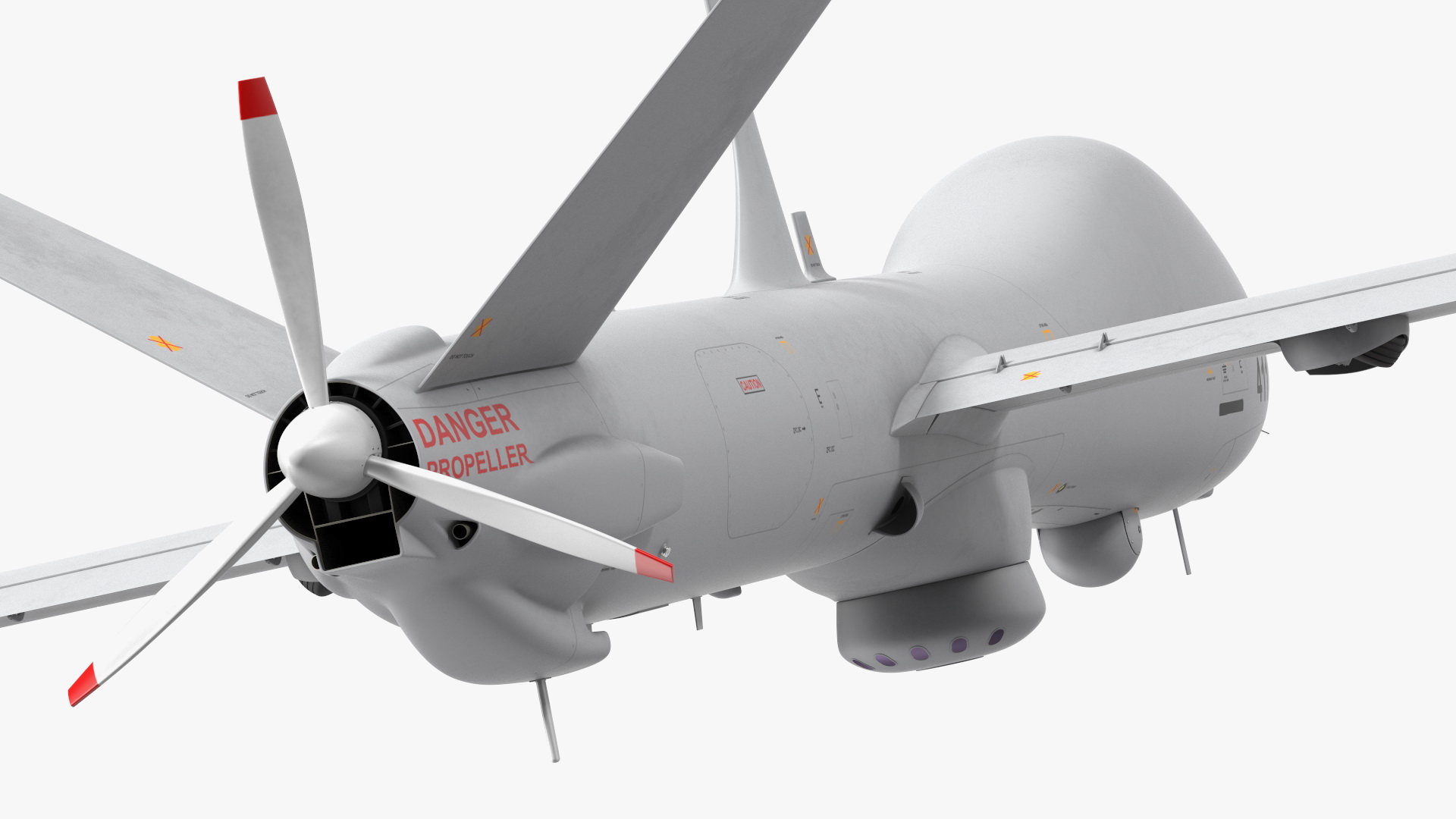 Elbit Hermes 900 UAV Flight 3D