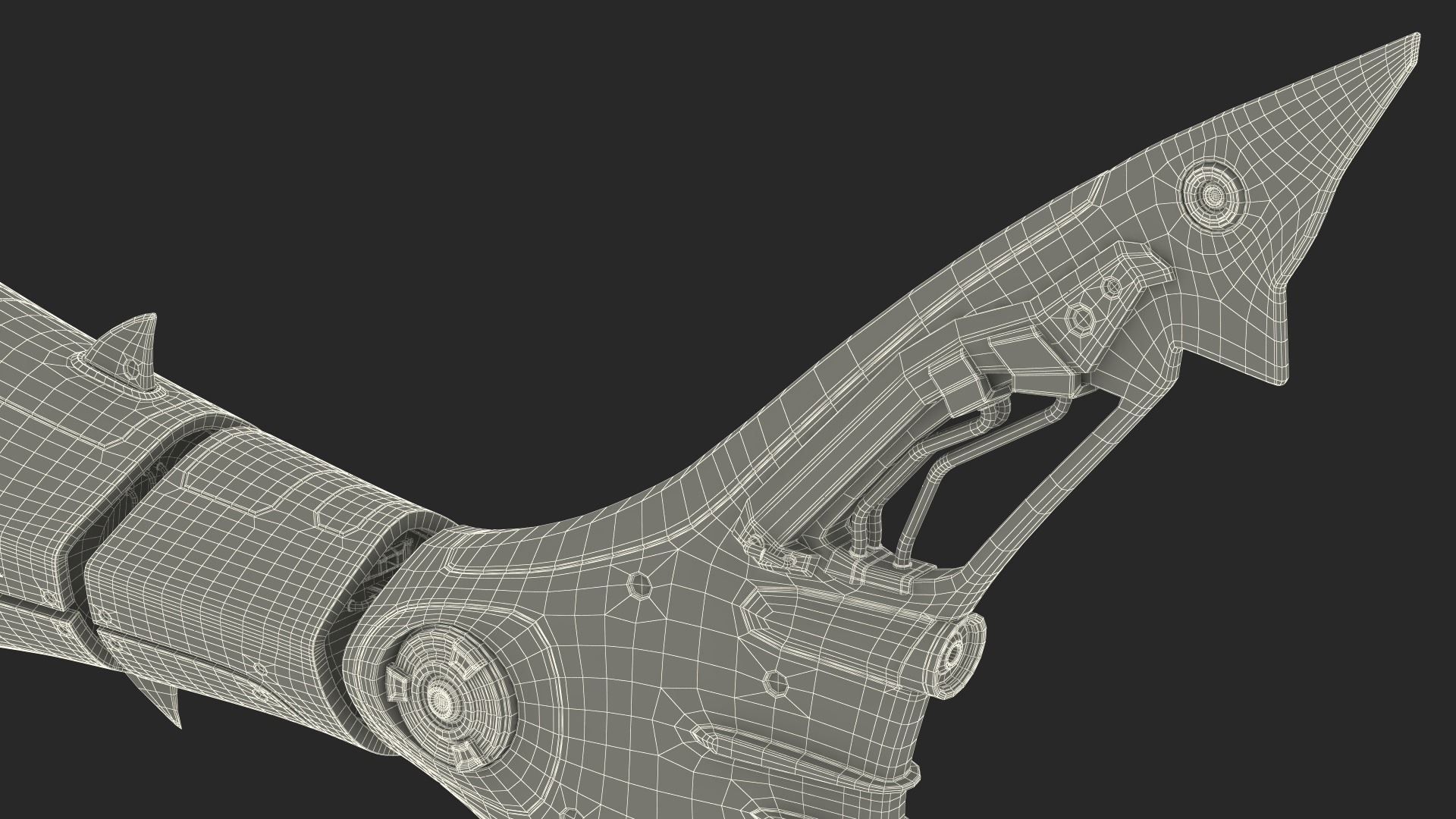Shark Robot Rigged for Maya 3D