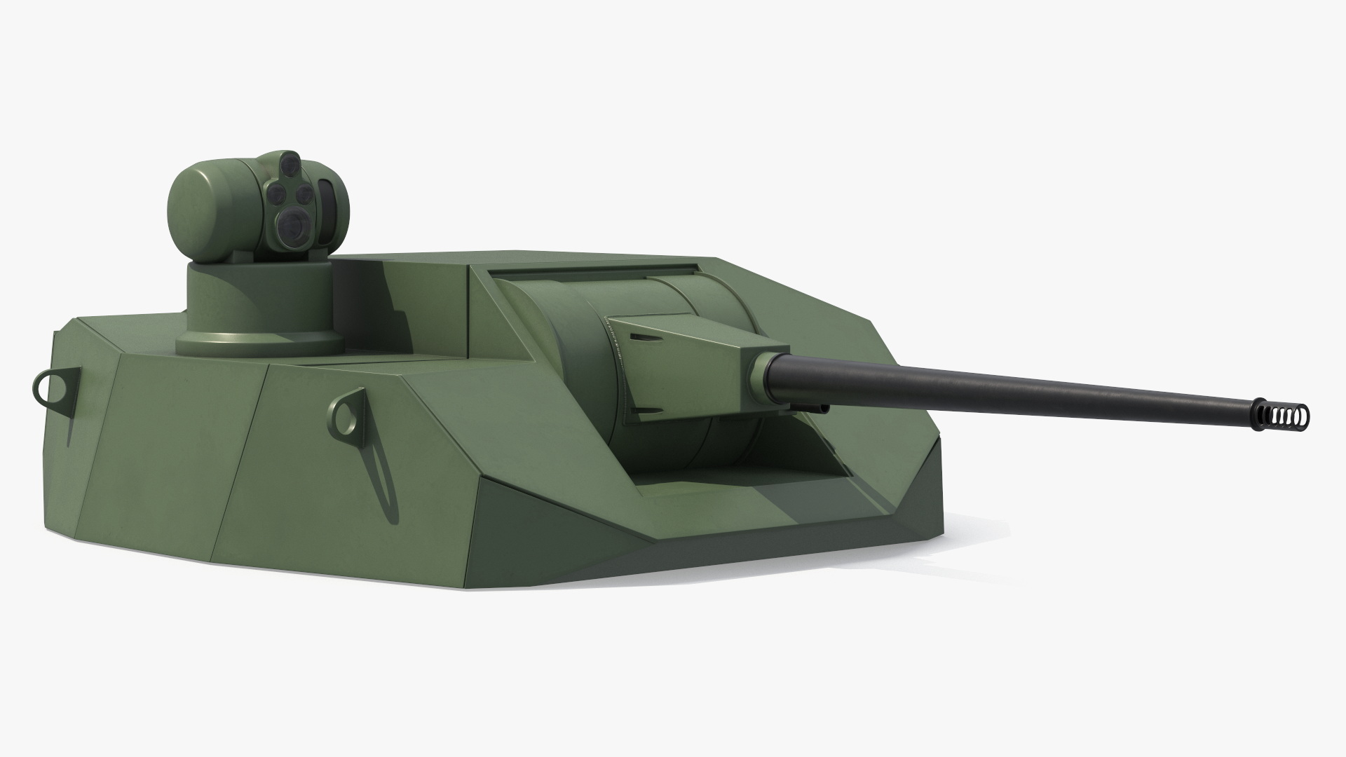Military Weapon Module with Cannon Turret - view 2