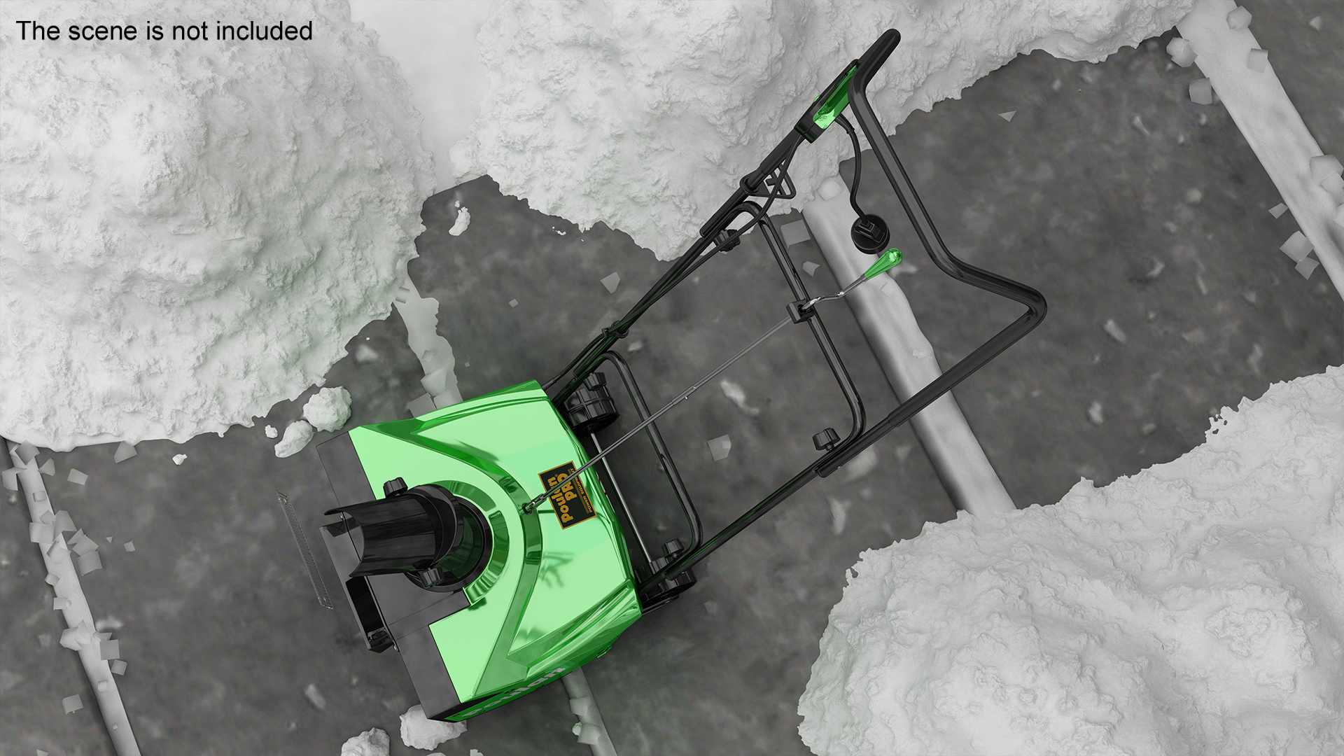 3D Electric Snow Thrower Poulan model
