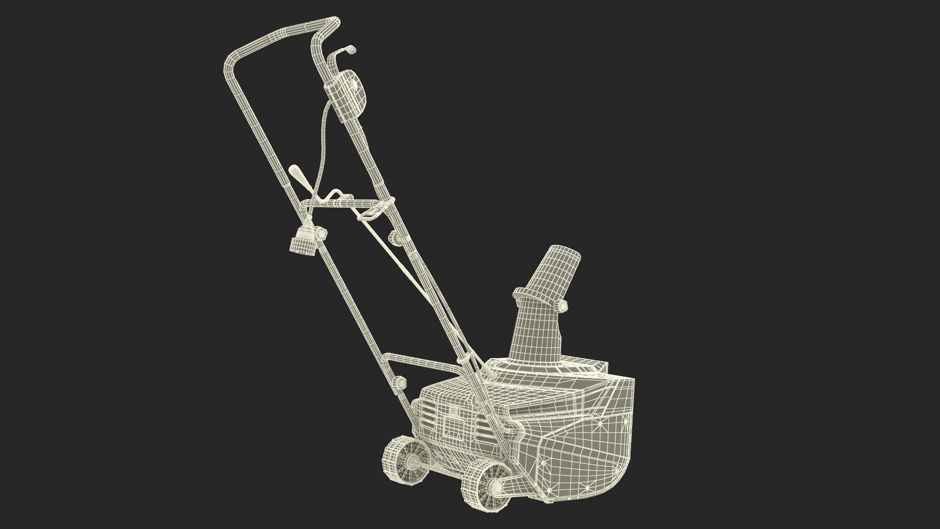 3D Electric Snow Thrower Poulan model