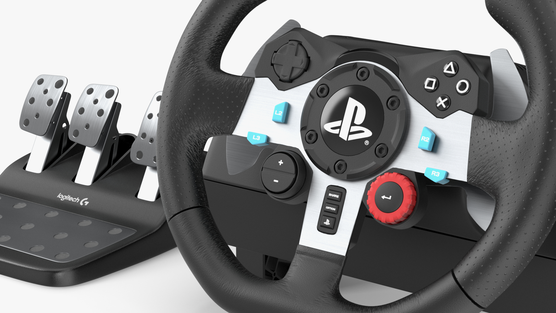 3D Logitech G G29 Driving Force model