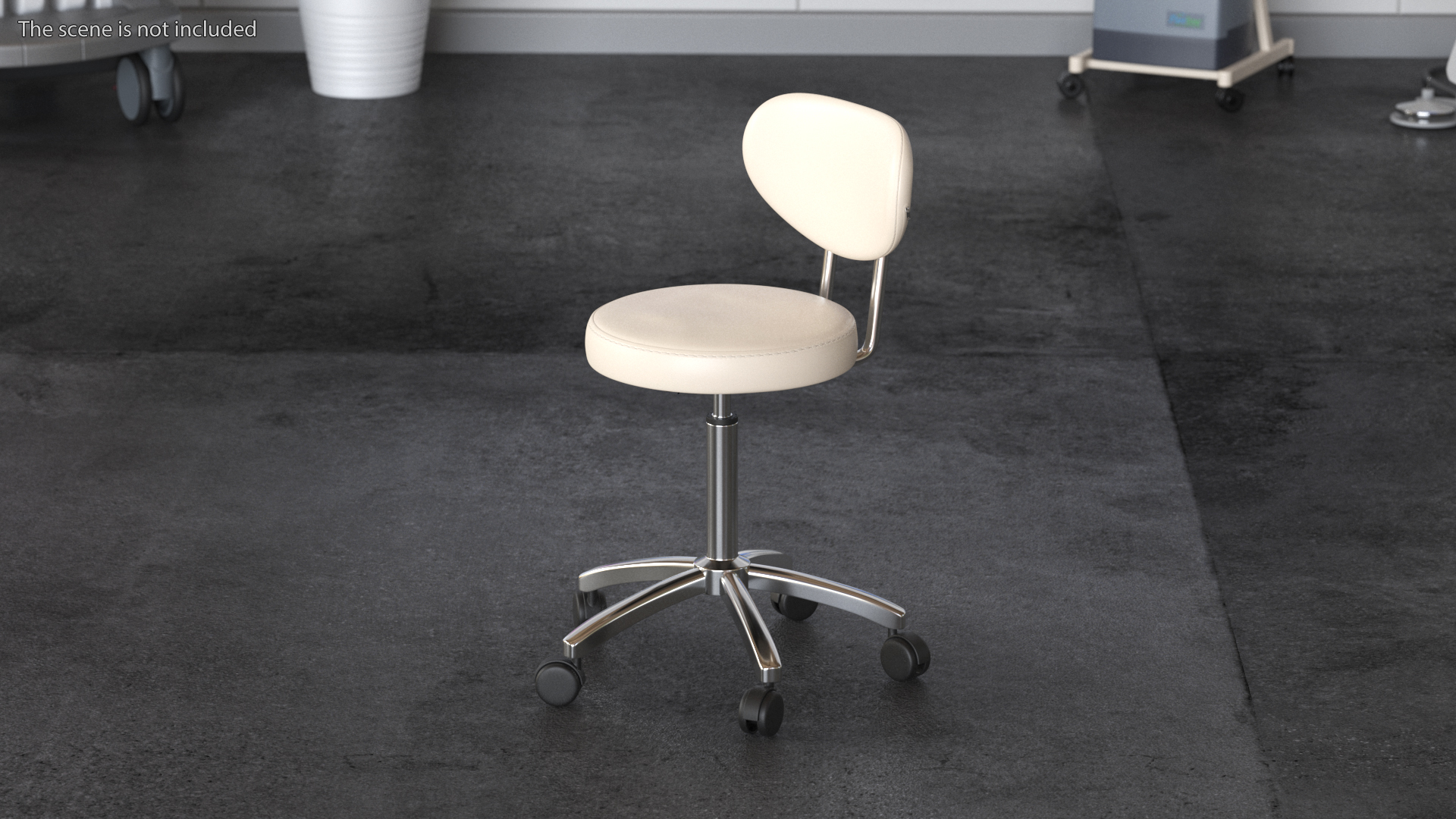 3D Medical Office Chair Beige
