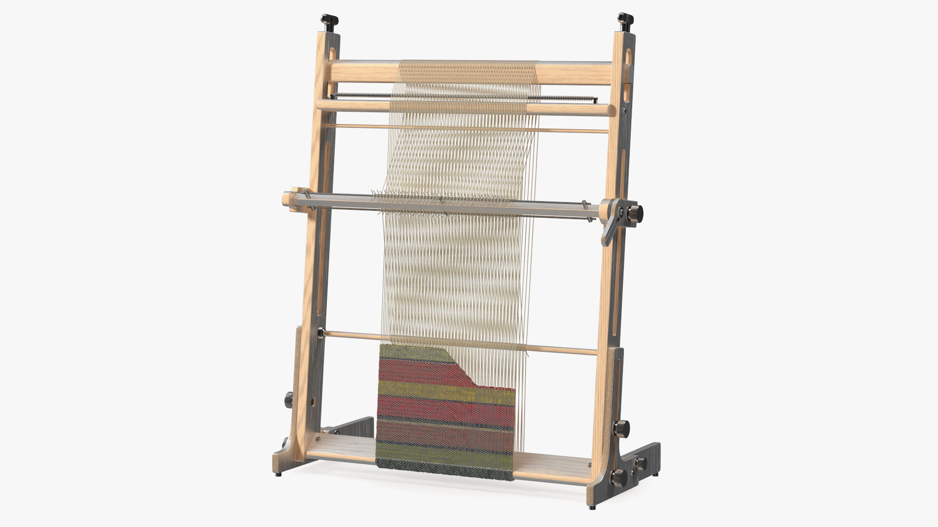 3D Arras Wooden Tapestry Loom