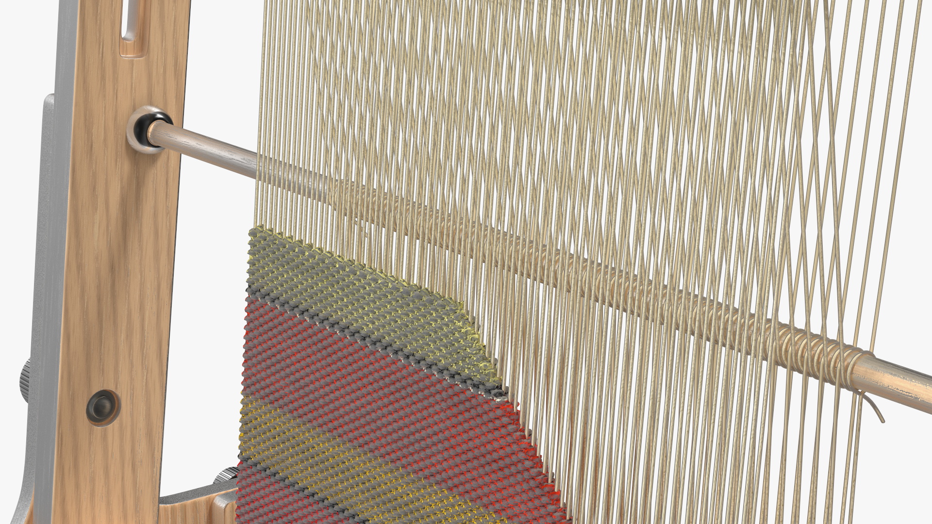 3D Arras Wooden Tapestry Loom
