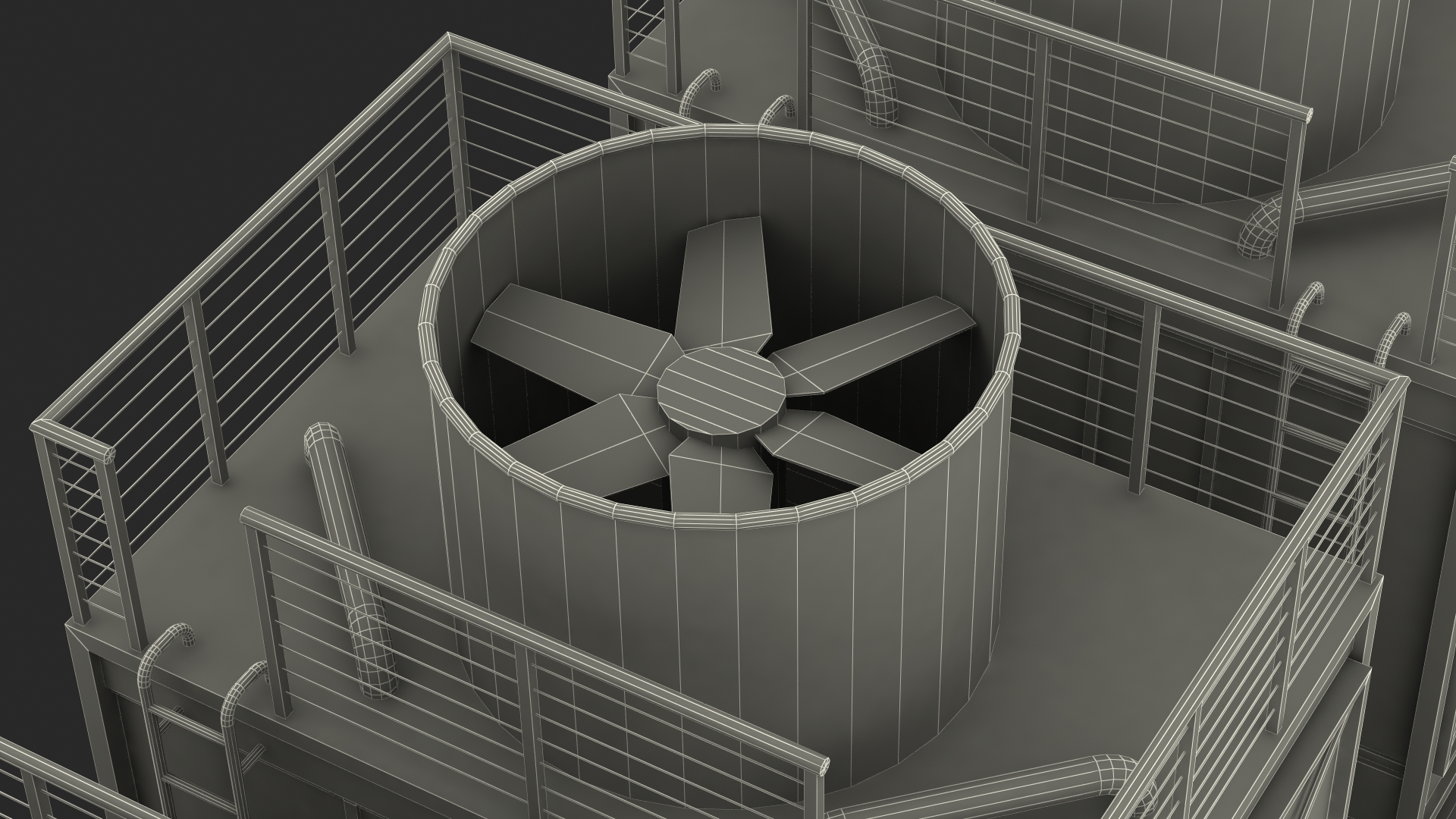 Exhaust Roof Vent 3D