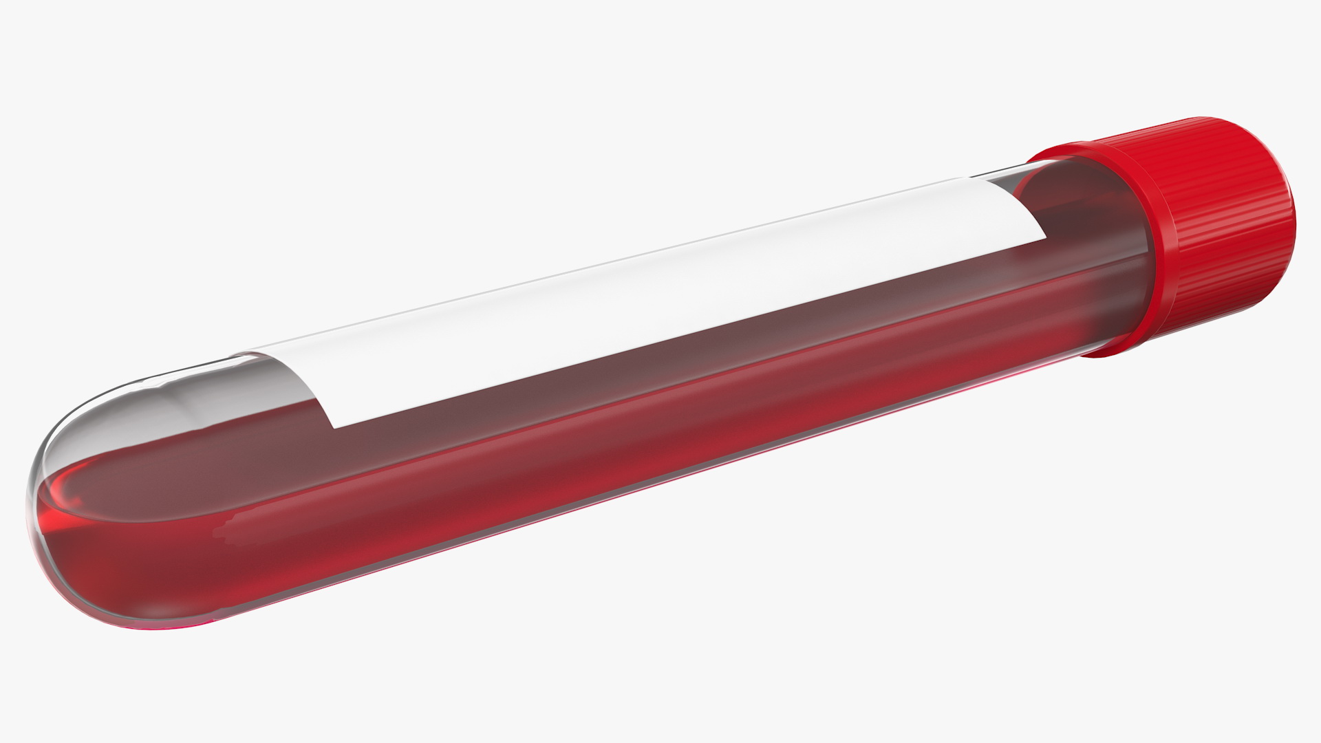 Blood Test Tube Sample 3D