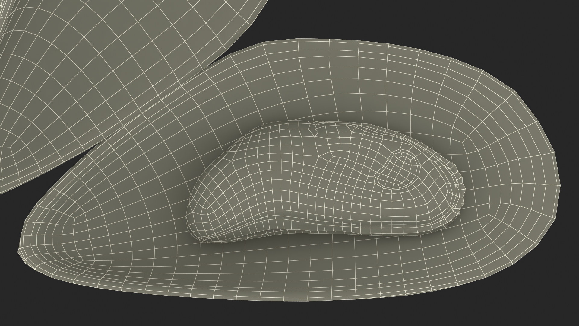Boiled Sea Mussel 3D