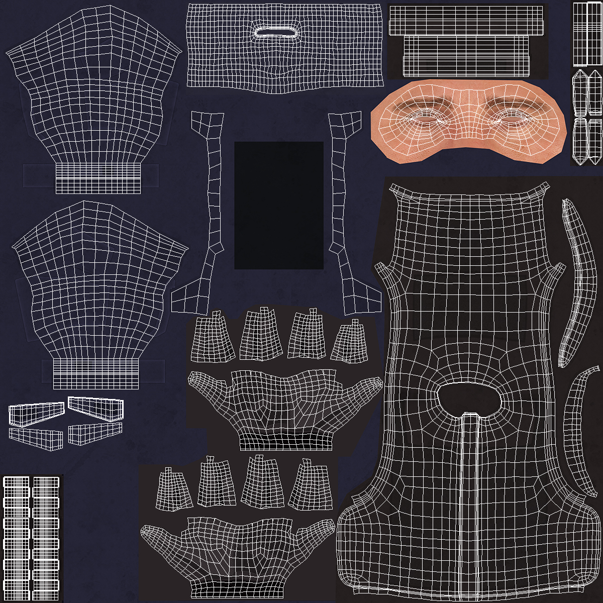3D SWAT Policeman 2 Rigged model