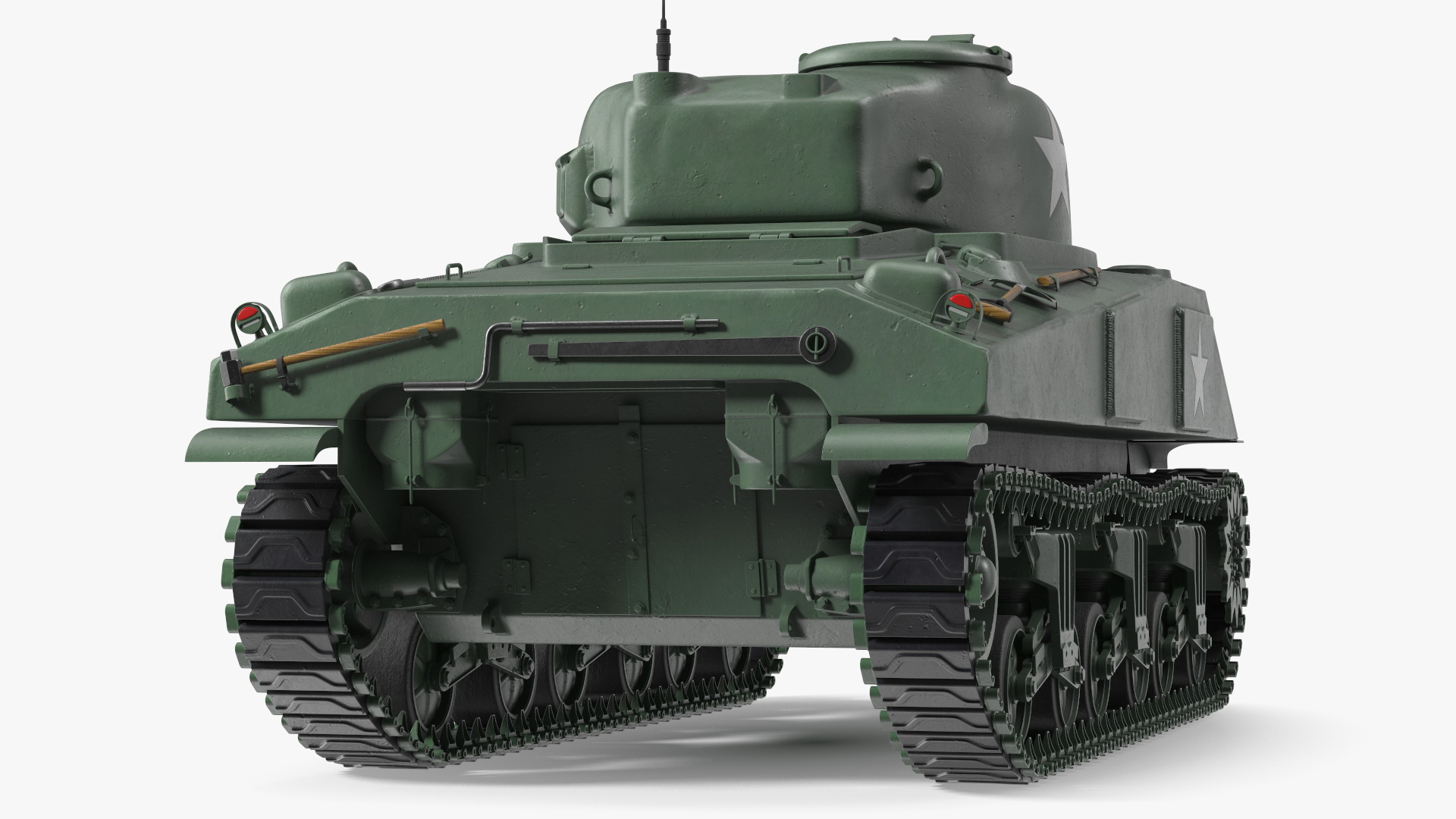 M4 Sherman Tank Rigged 3D