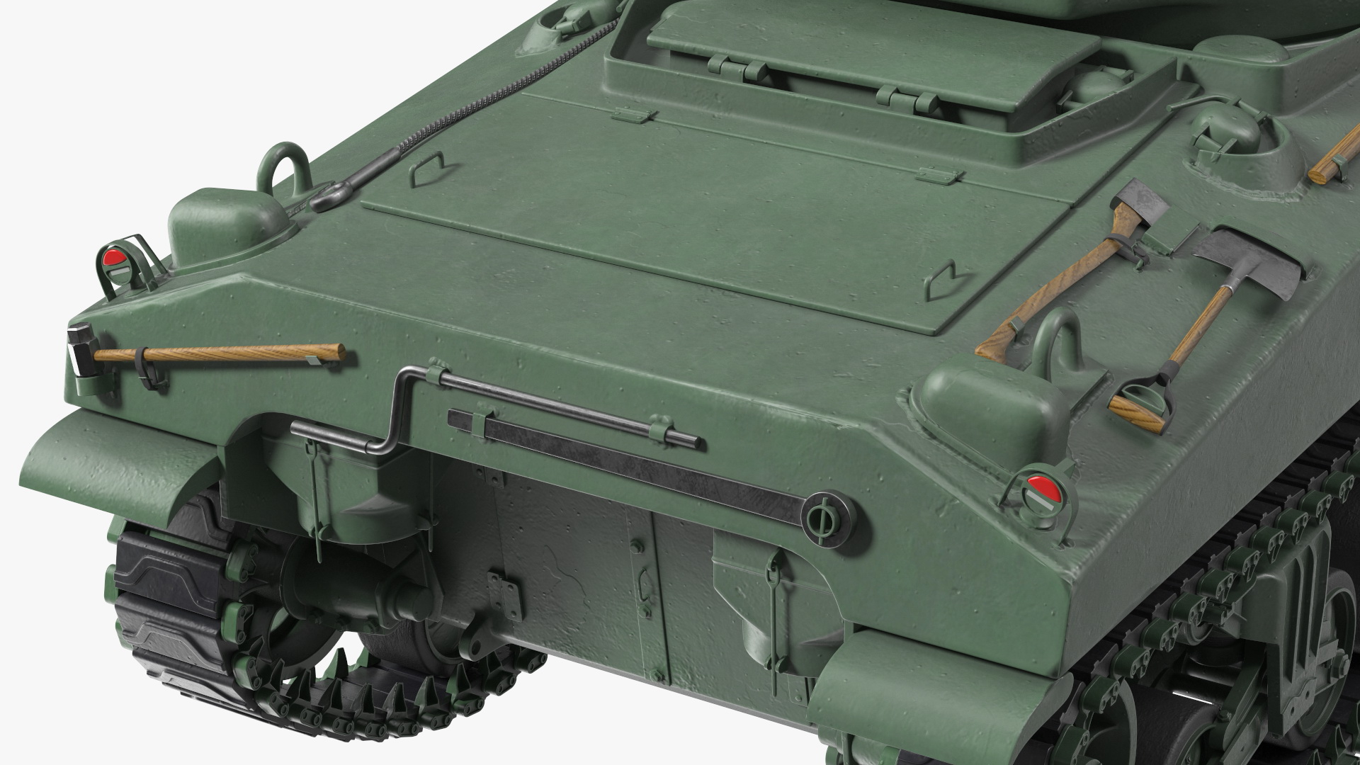 M4 Sherman Tank Rigged 3D