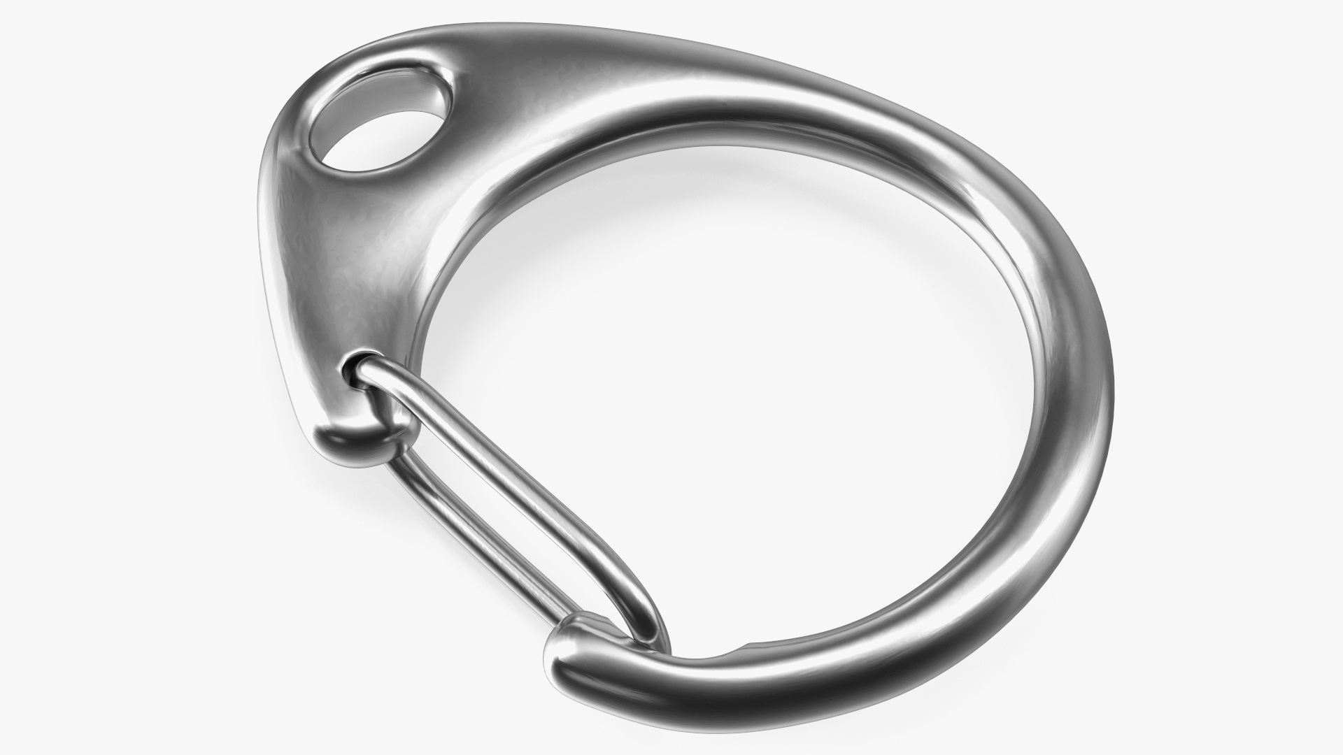 Metal Claw Clasp Silver Set 3D