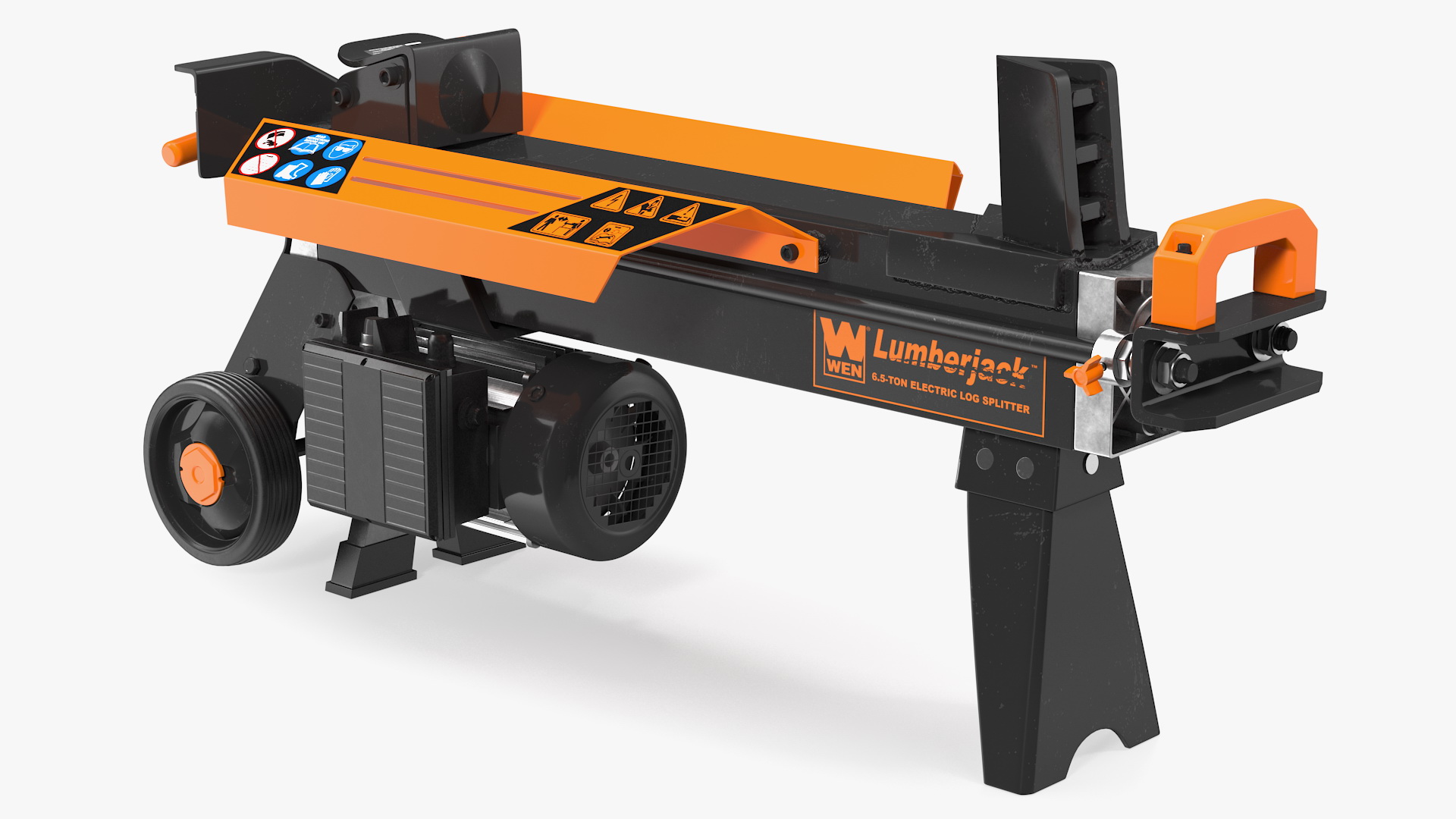 3D Log Splitter WEN 56207 Electric Rigged model