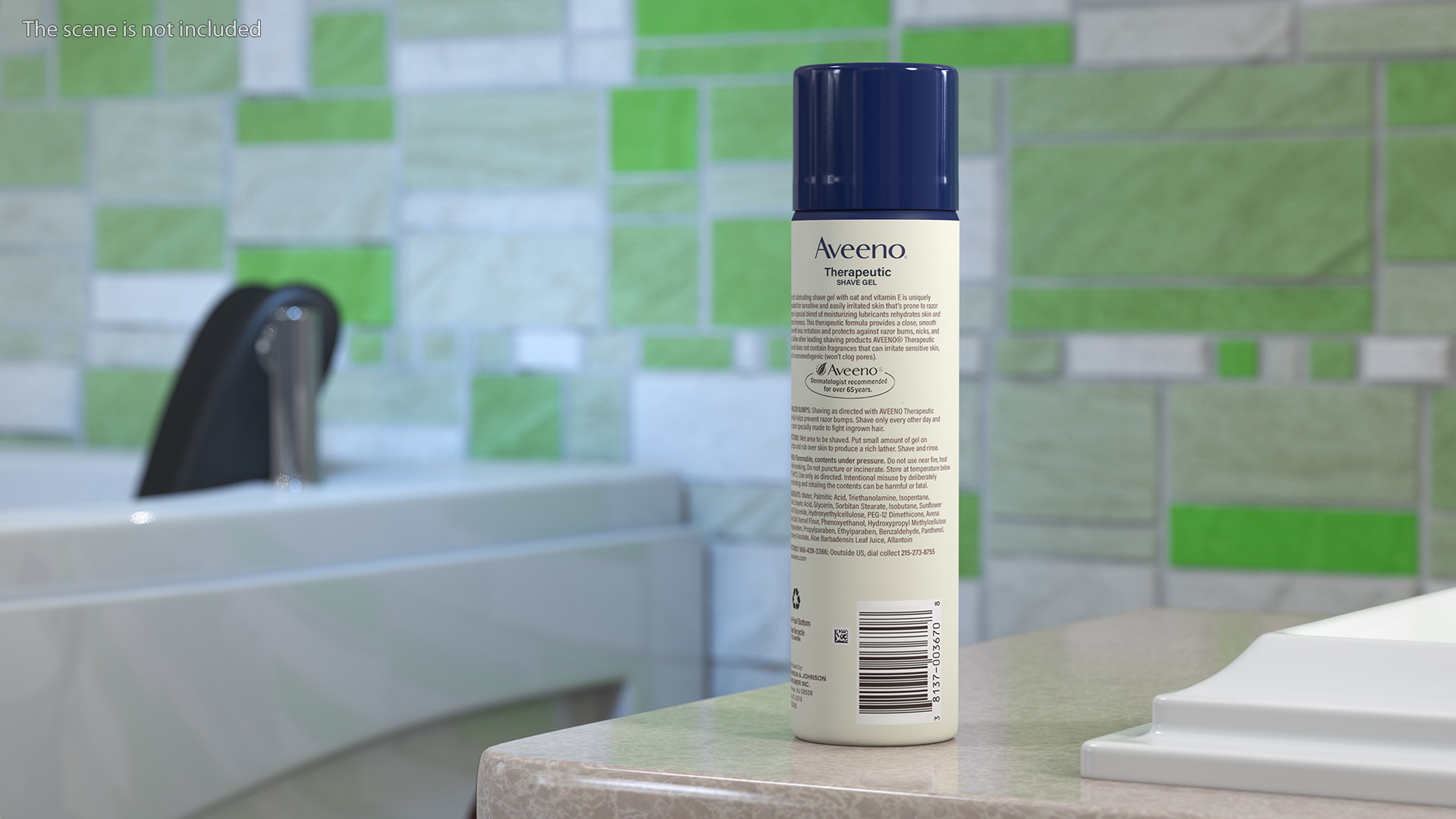 3D model Shaving Cream Aveeno