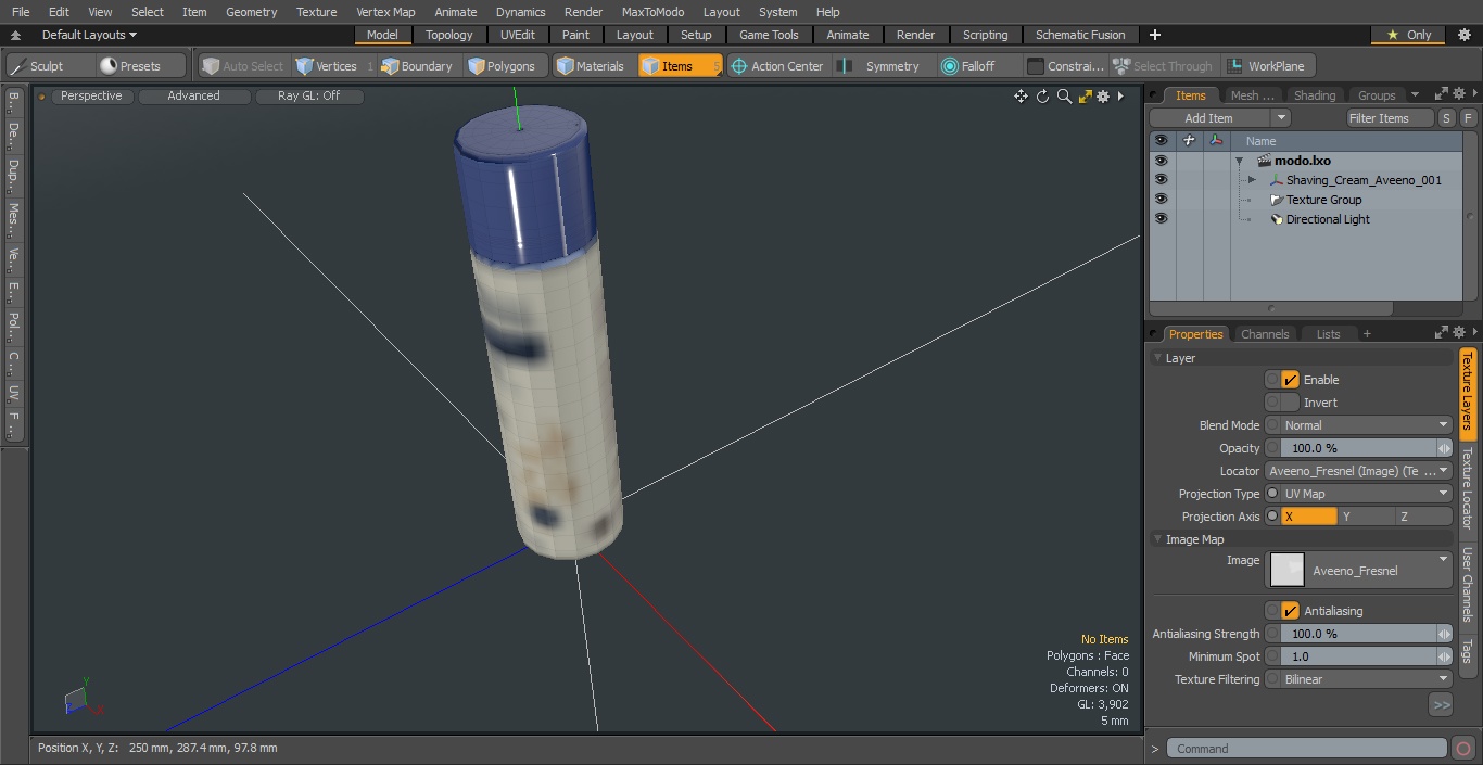 3D model Shaving Cream Aveeno