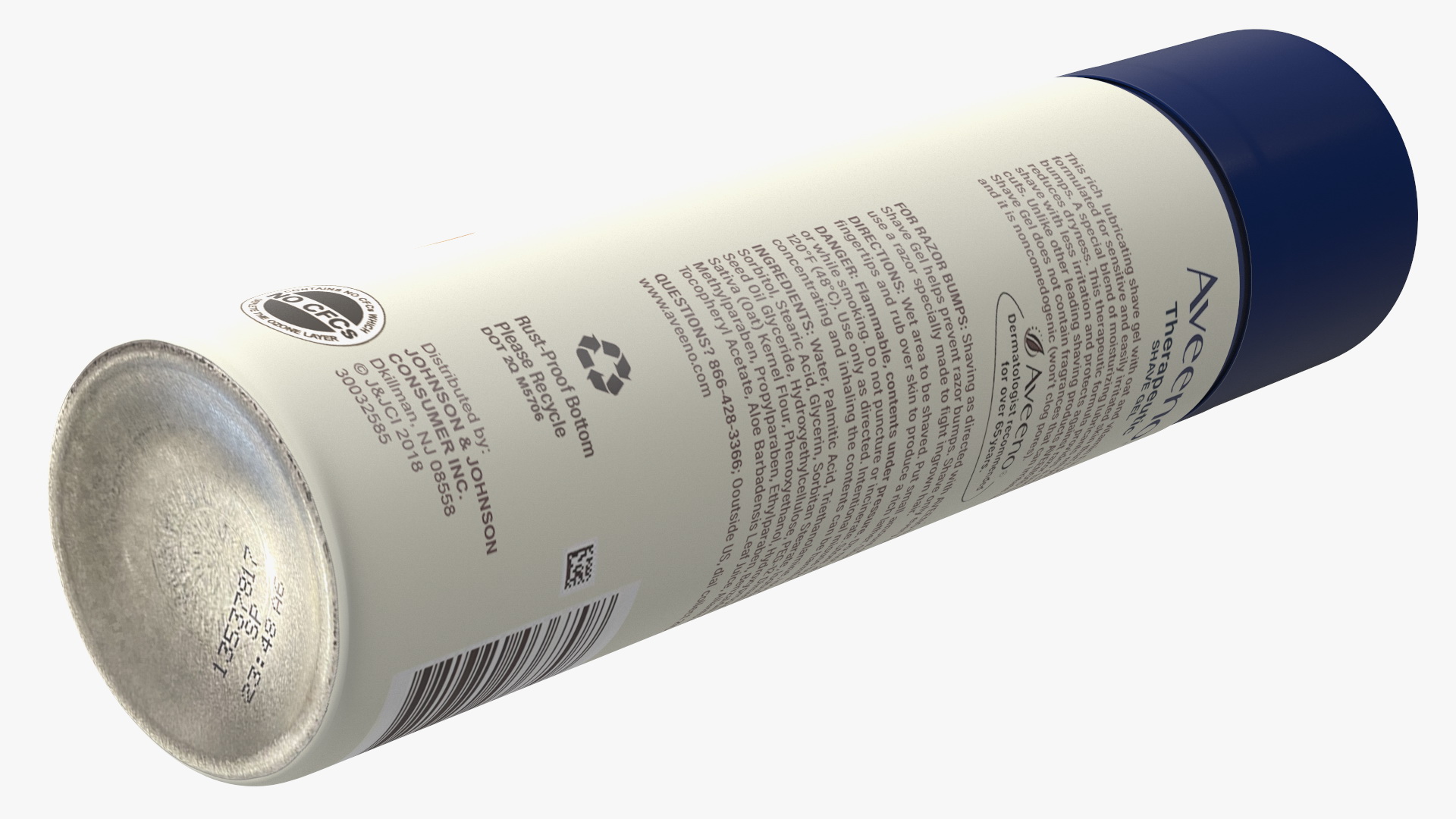 3D model Shaving Cream Aveeno