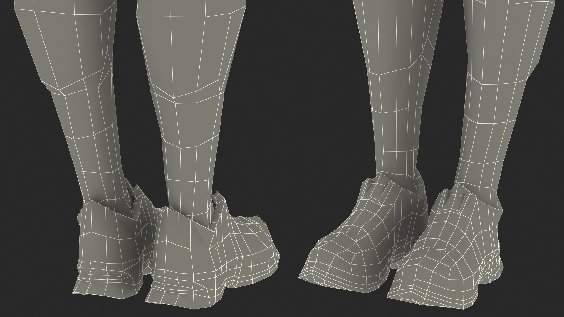 3D model Dark Skin Fitness Woman Rigged
