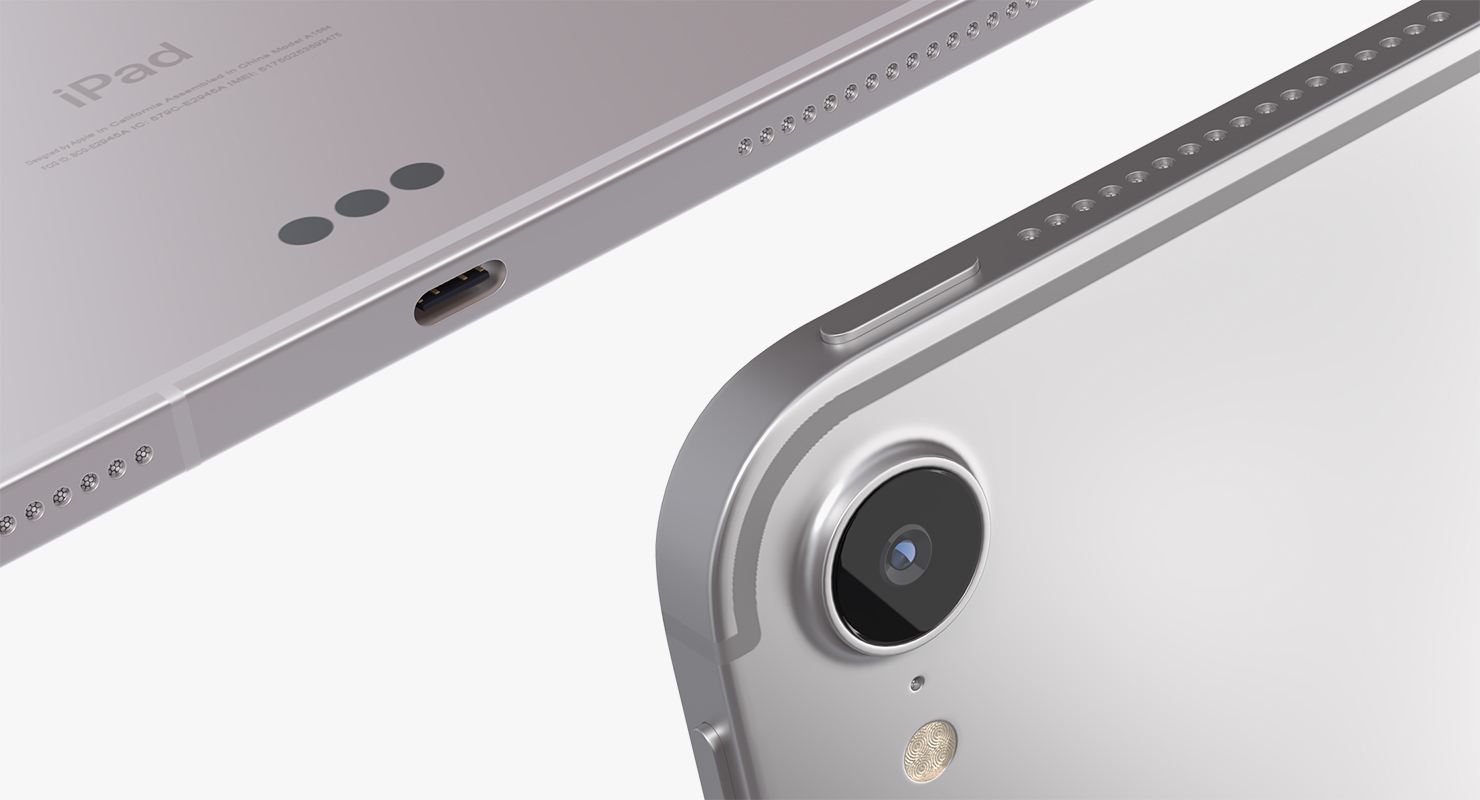 3D iPad Pro 2019 11 inch Silver model