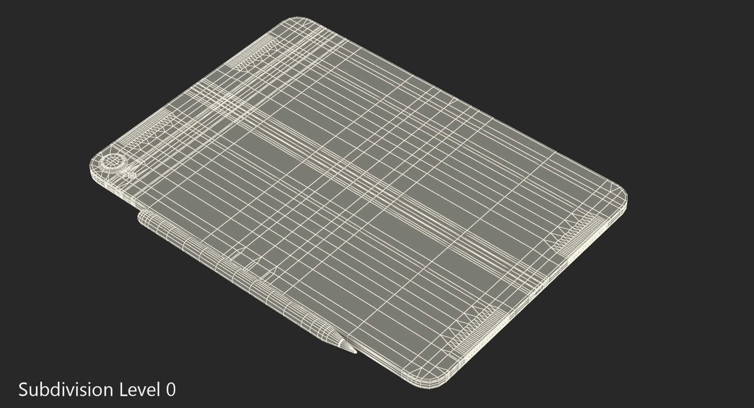 3D iPad Pro 2019 11 inch Silver model
