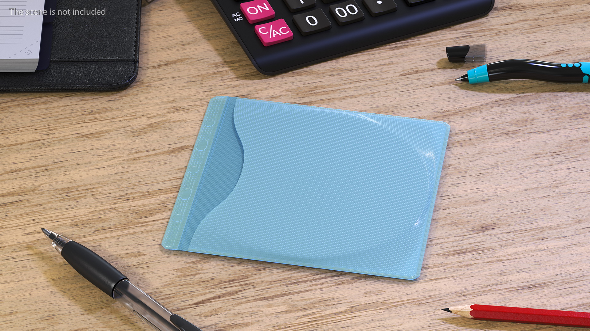 3D model Double Sided CD Plastic Sleeve