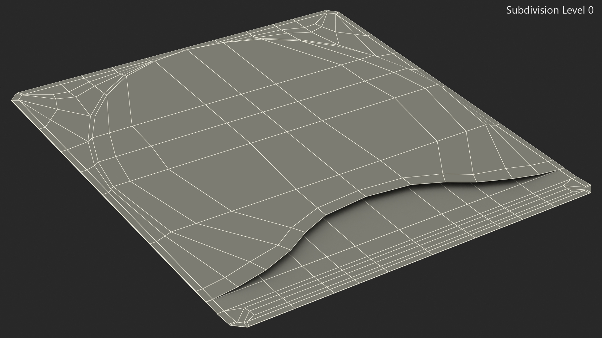 3D model Double Sided CD Plastic Sleeve