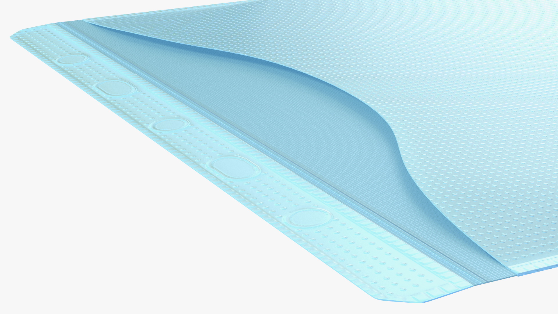 3D model Double Sided CD Plastic Sleeve