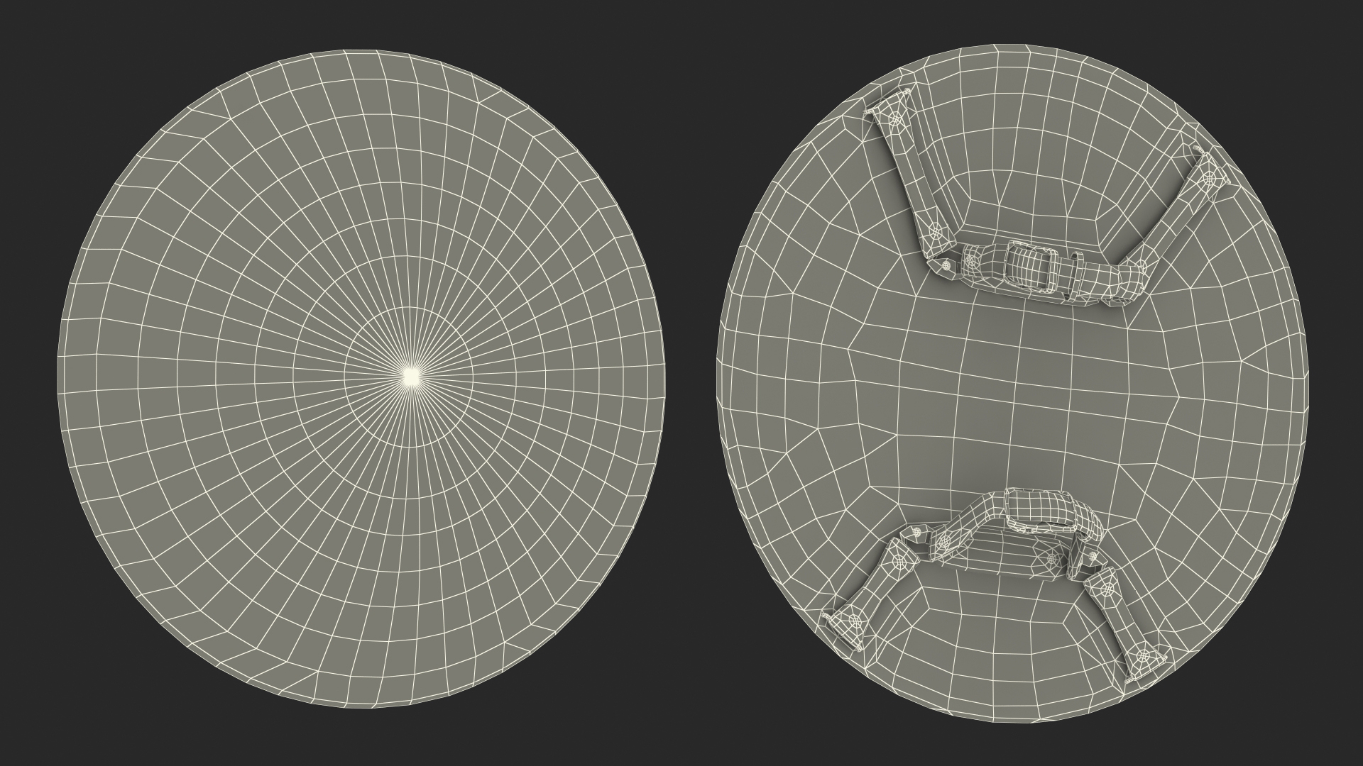 3D model Captain America Cartoon Shield