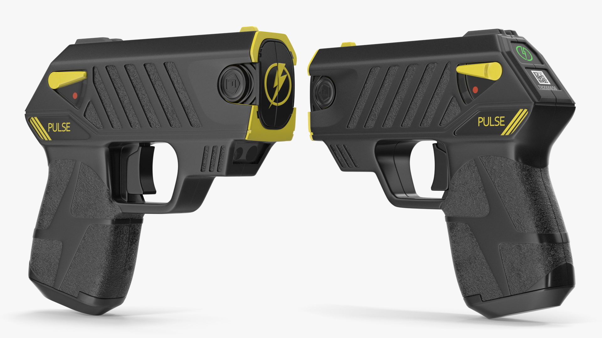 Compact Stun Gun LASER Pulse Black 3D model