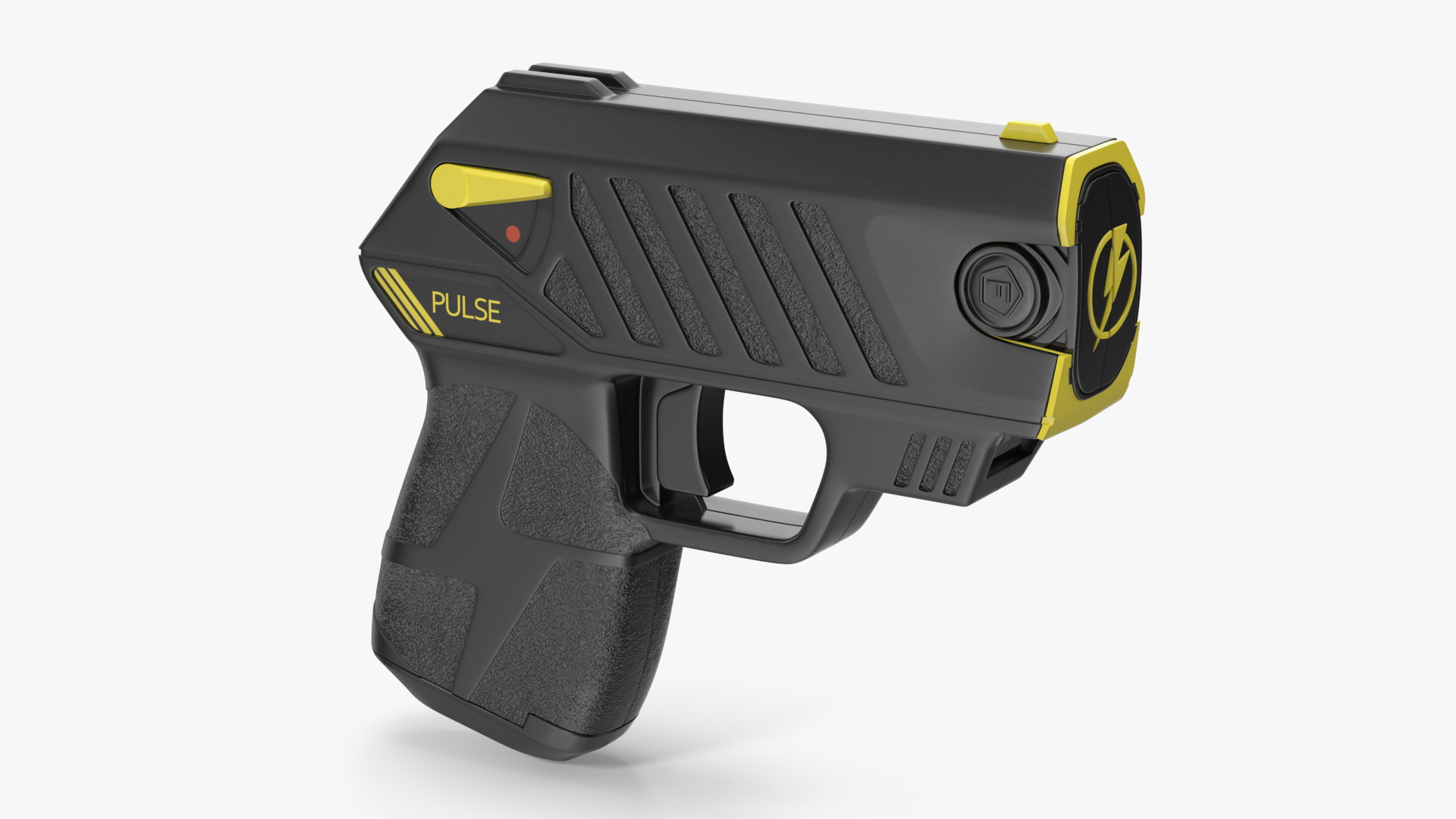 Compact Stun Gun LASER Pulse Black 3D model