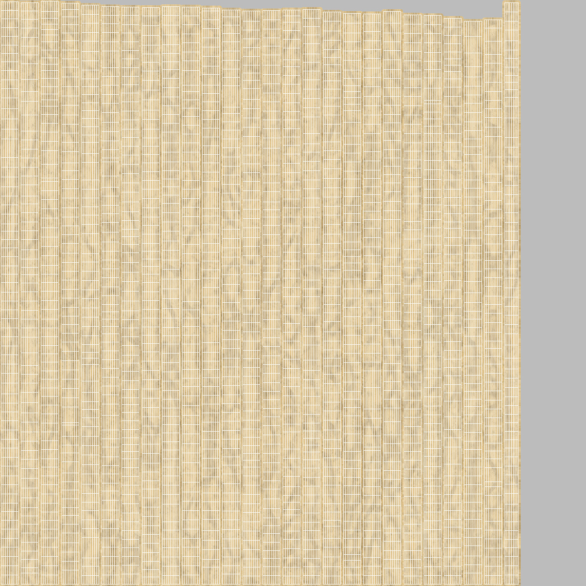 3D model Decorative Wicker Rattan Ball Beige
