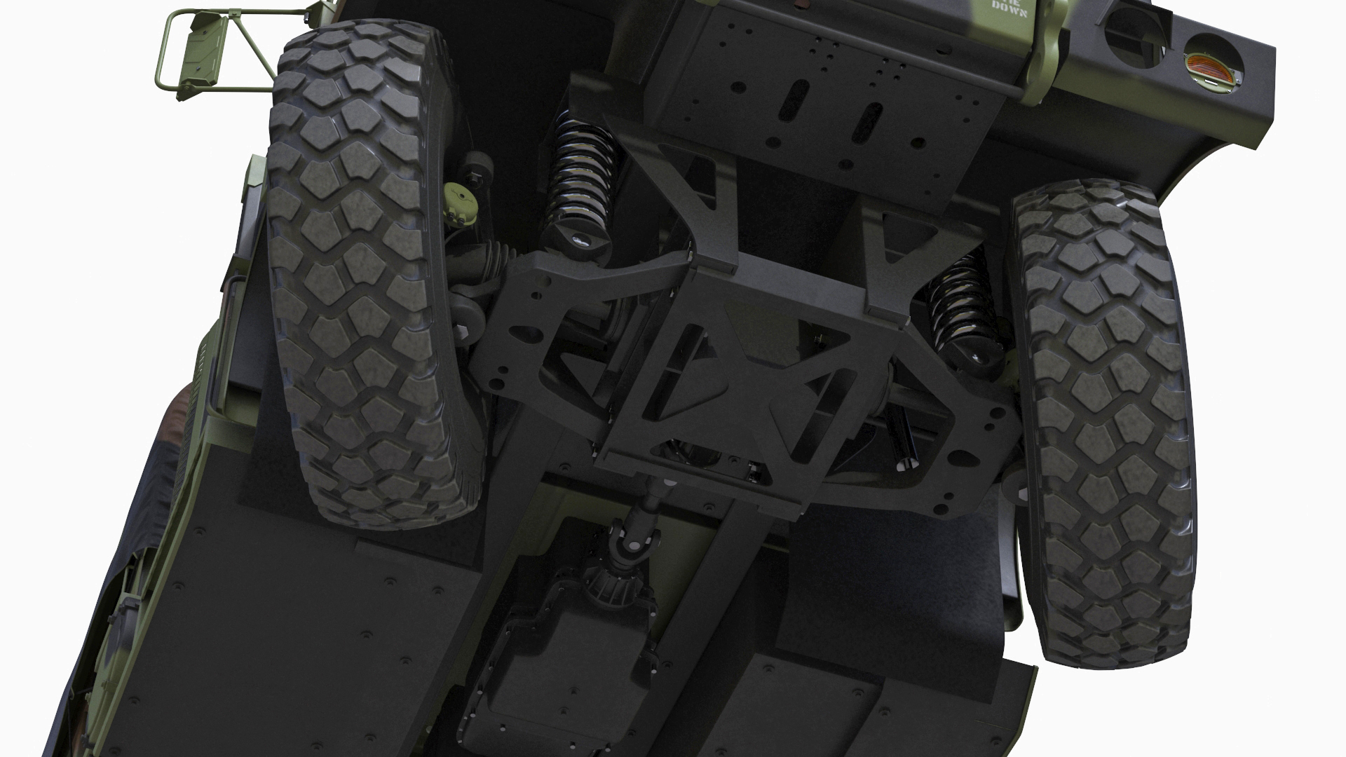 3D Truck with Trailer Air Defense Missile Complex Rigged model