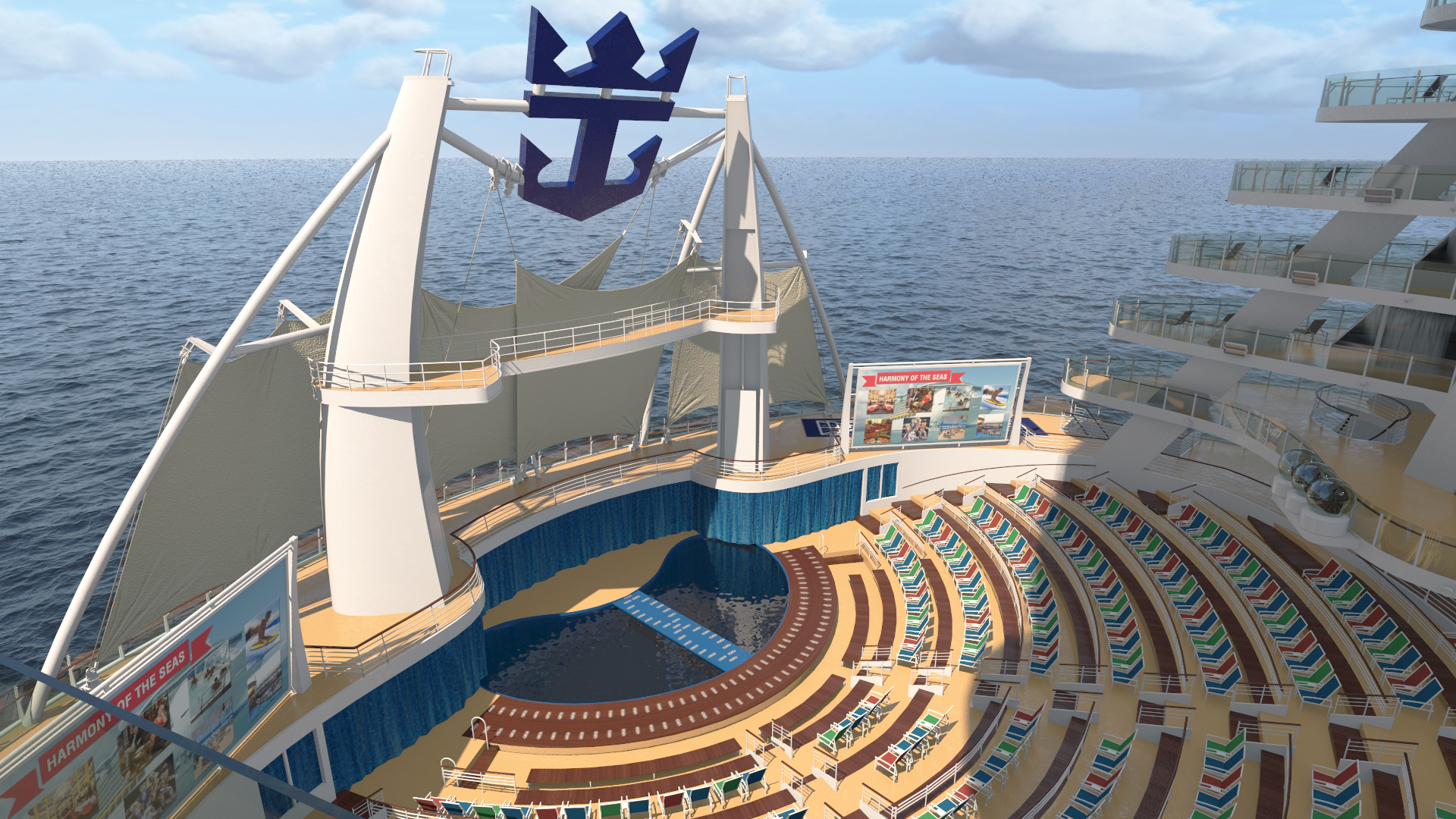 3D Oasis Class Cruise Ship Harmony of The Seas model