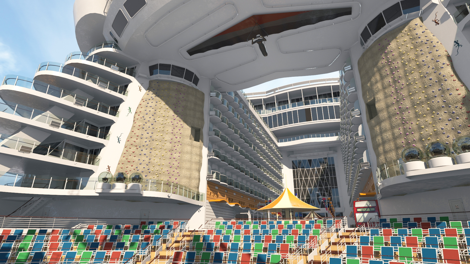 3D Oasis Class Cruise Ship Harmony of The Seas model