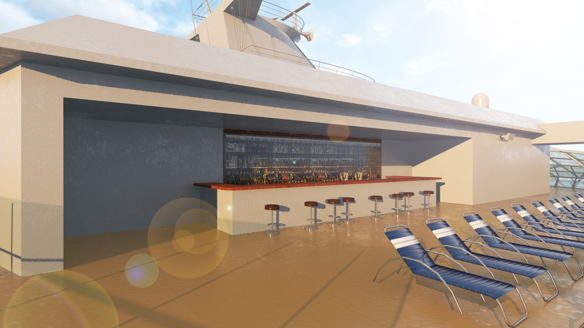 3D Oasis Class Cruise Ship Harmony of The Seas model