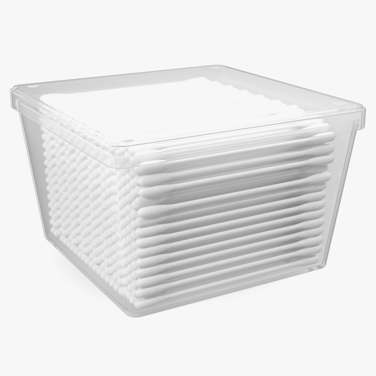 Cotton Sticks in Plastic Box, view 4