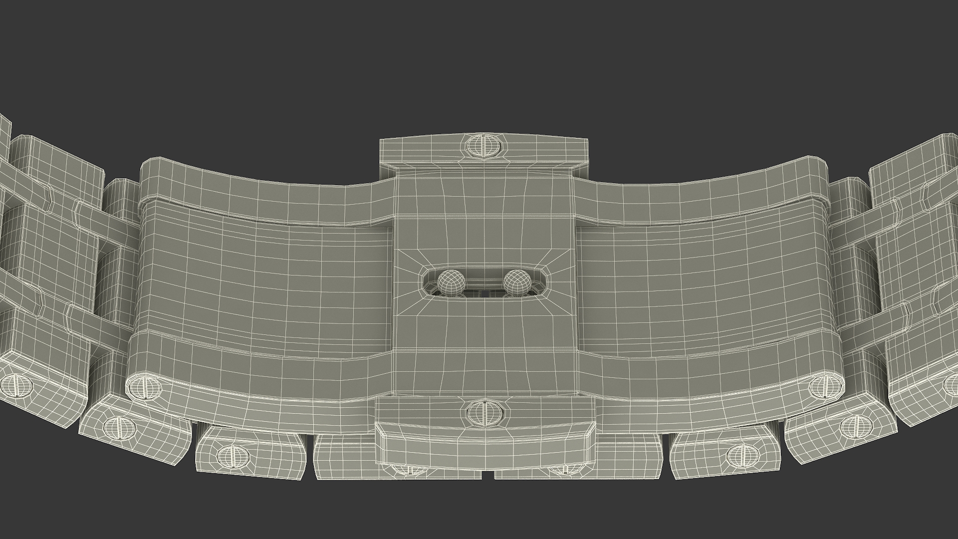 Audemars Piguet Royal Oak Grey White Gold Grande Tapisserie 3D model