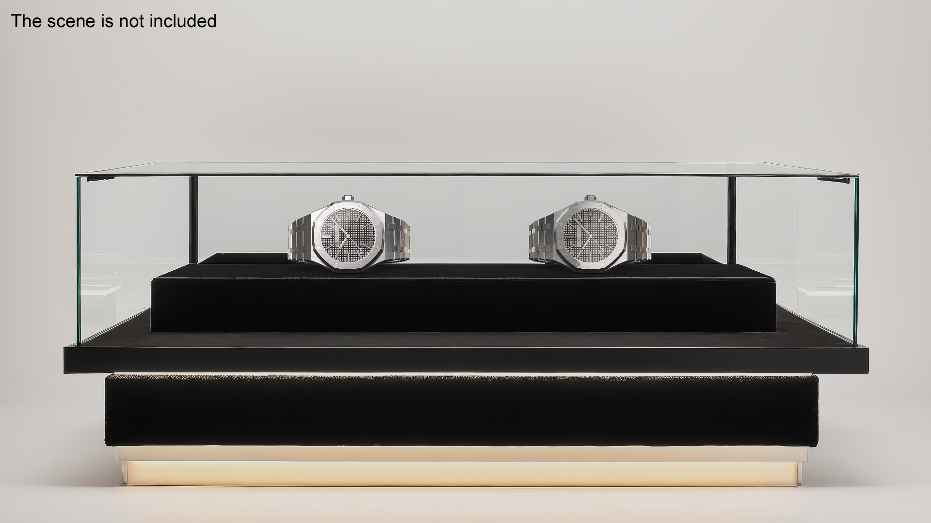 Audemars Piguet Royal Oak Grey White Gold Grande Tapisserie 3D model