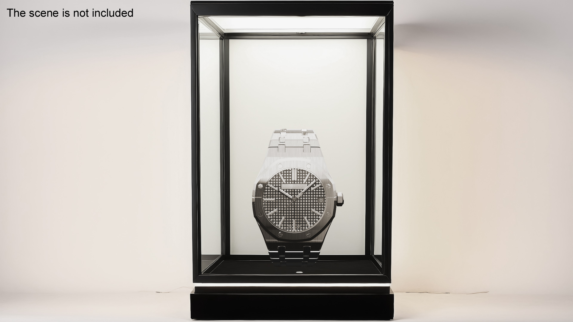 Audemars Piguet Royal Oak Grey White Gold Grande Tapisserie 3D model