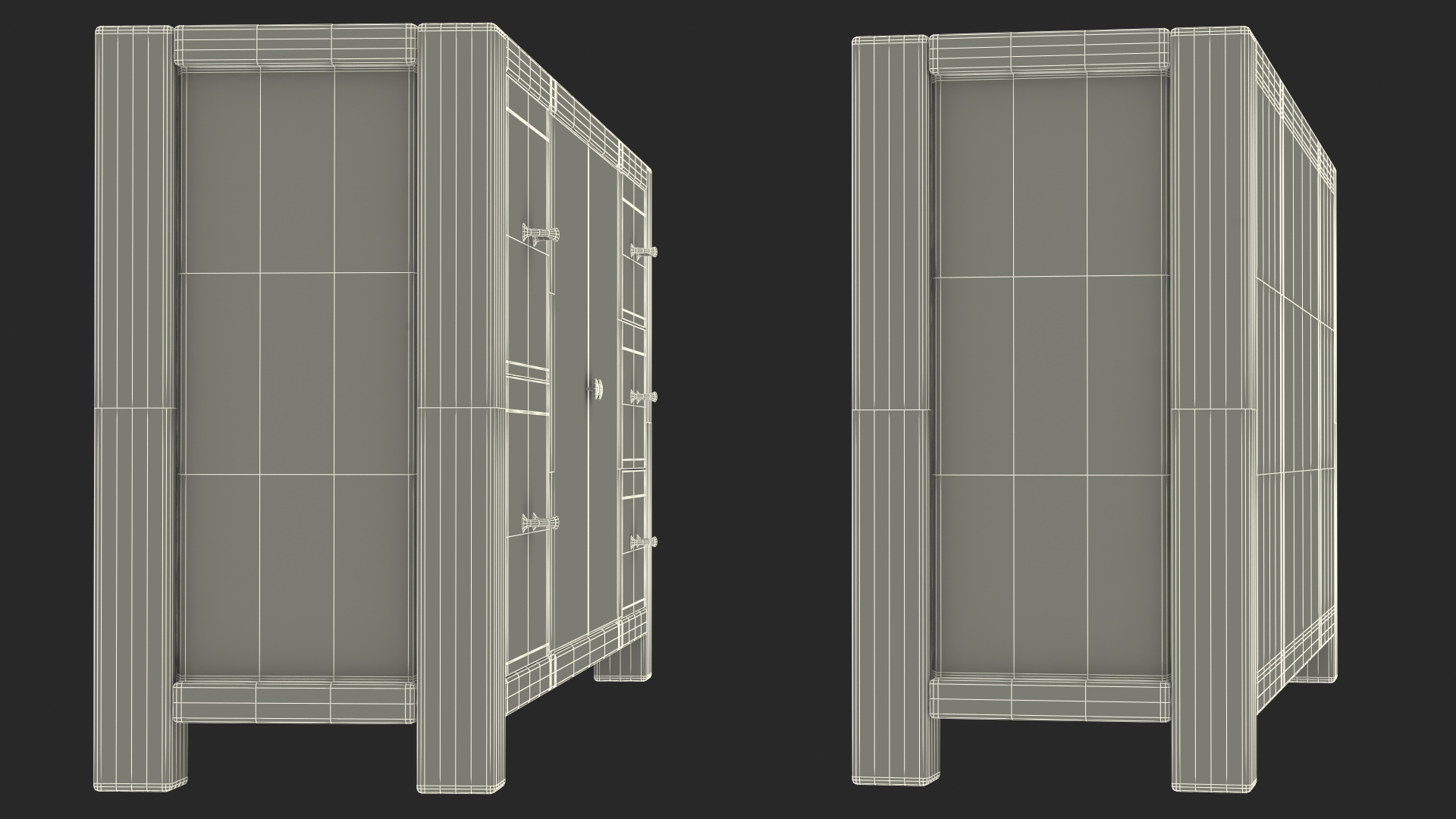 Manchester Buffet Sideboard 3D