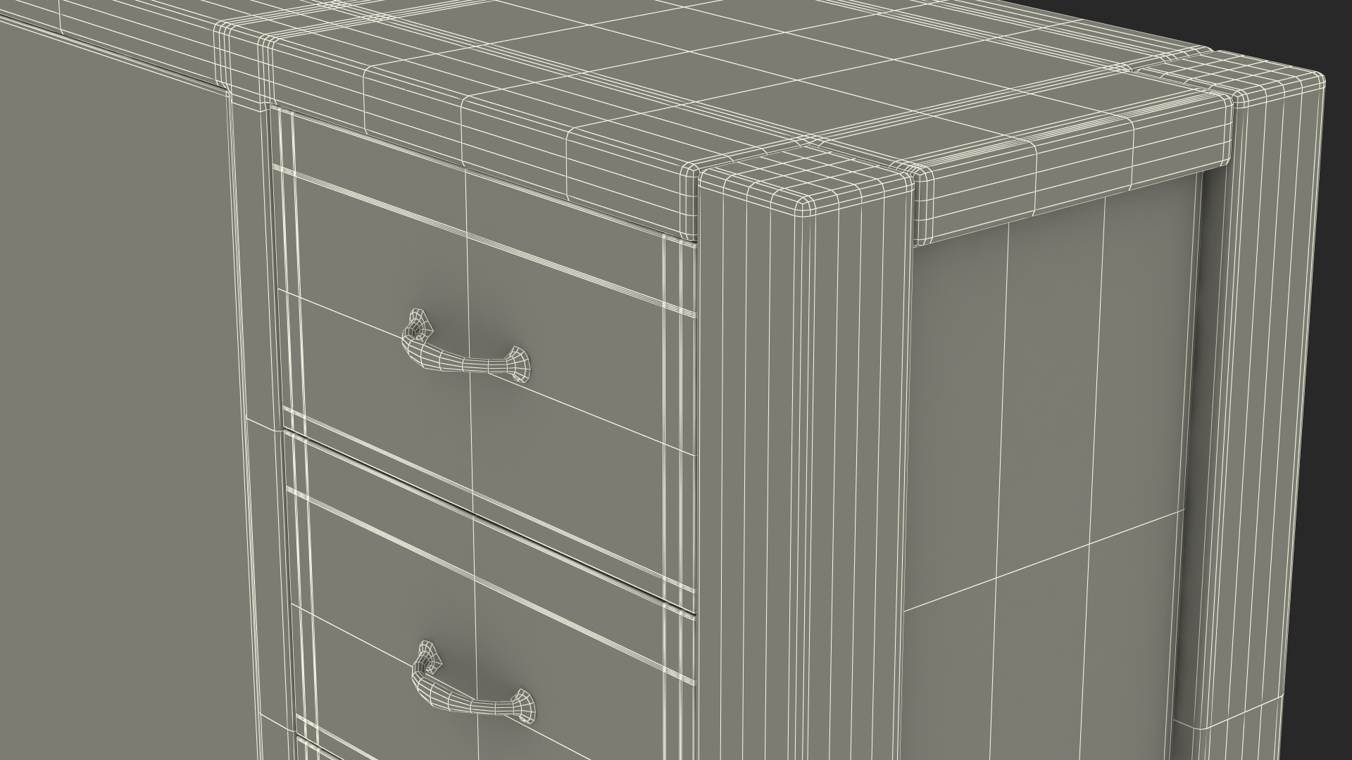 Manchester Buffet Sideboard 3D