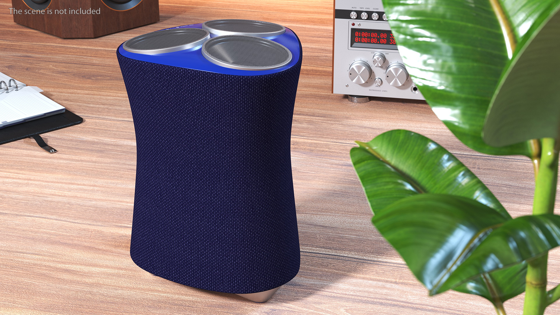 3D model Acoustic Wireless Bluetooth Speaker Blue
