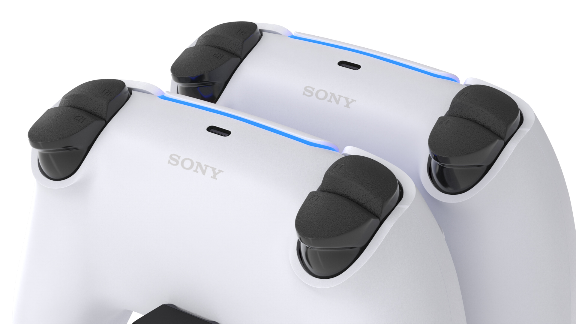 DualSense Wireless Game Controller on Charging Station 3D model