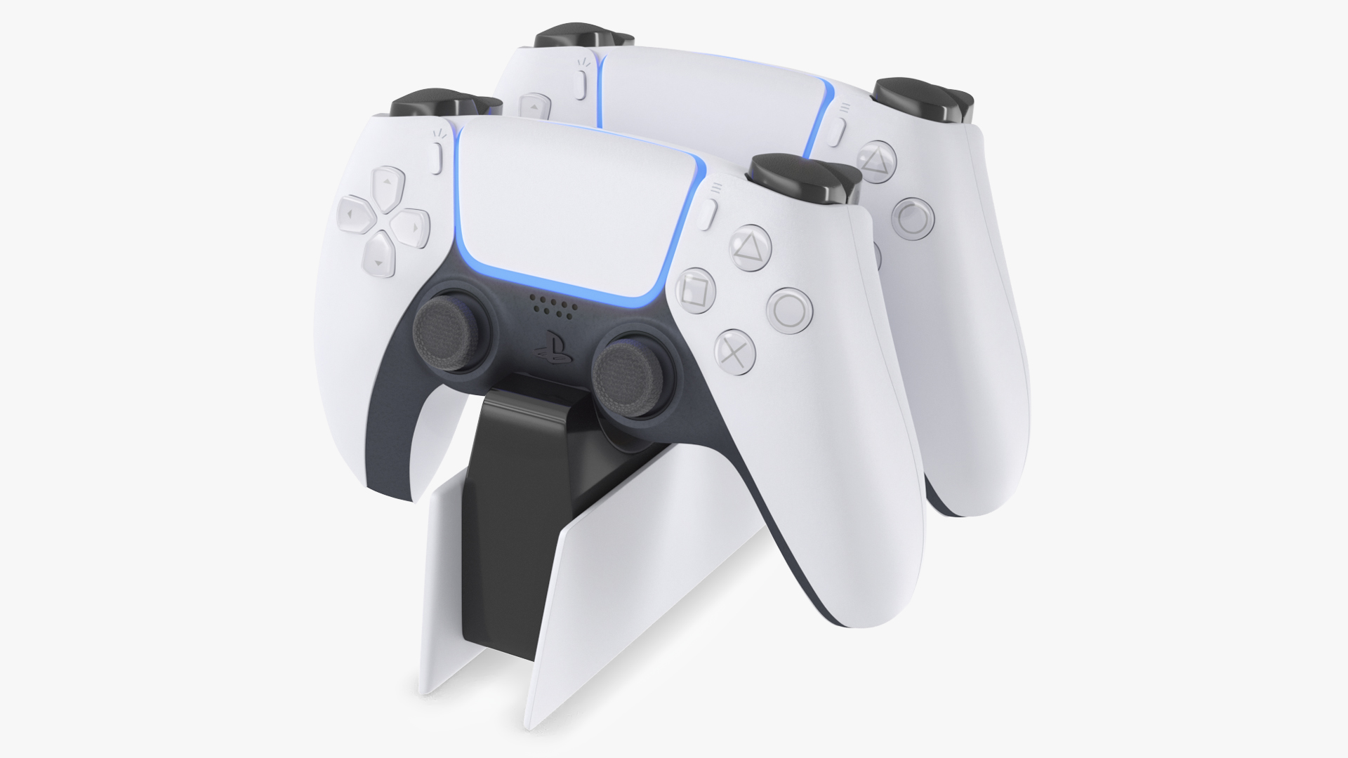 DualSense Wireless Game Controller on Charging Station 3D model