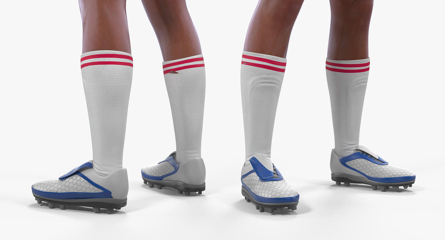 3D Soccer or Football Player Milan