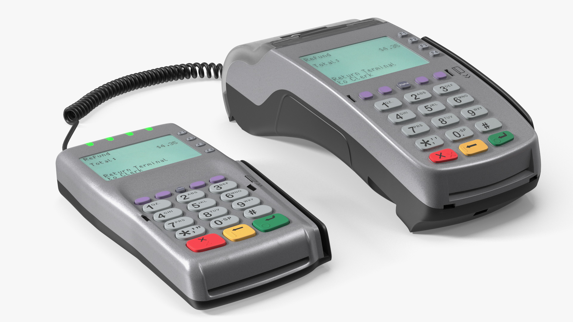 Payment Terminal Set with Credit Card and Wallet - view 6