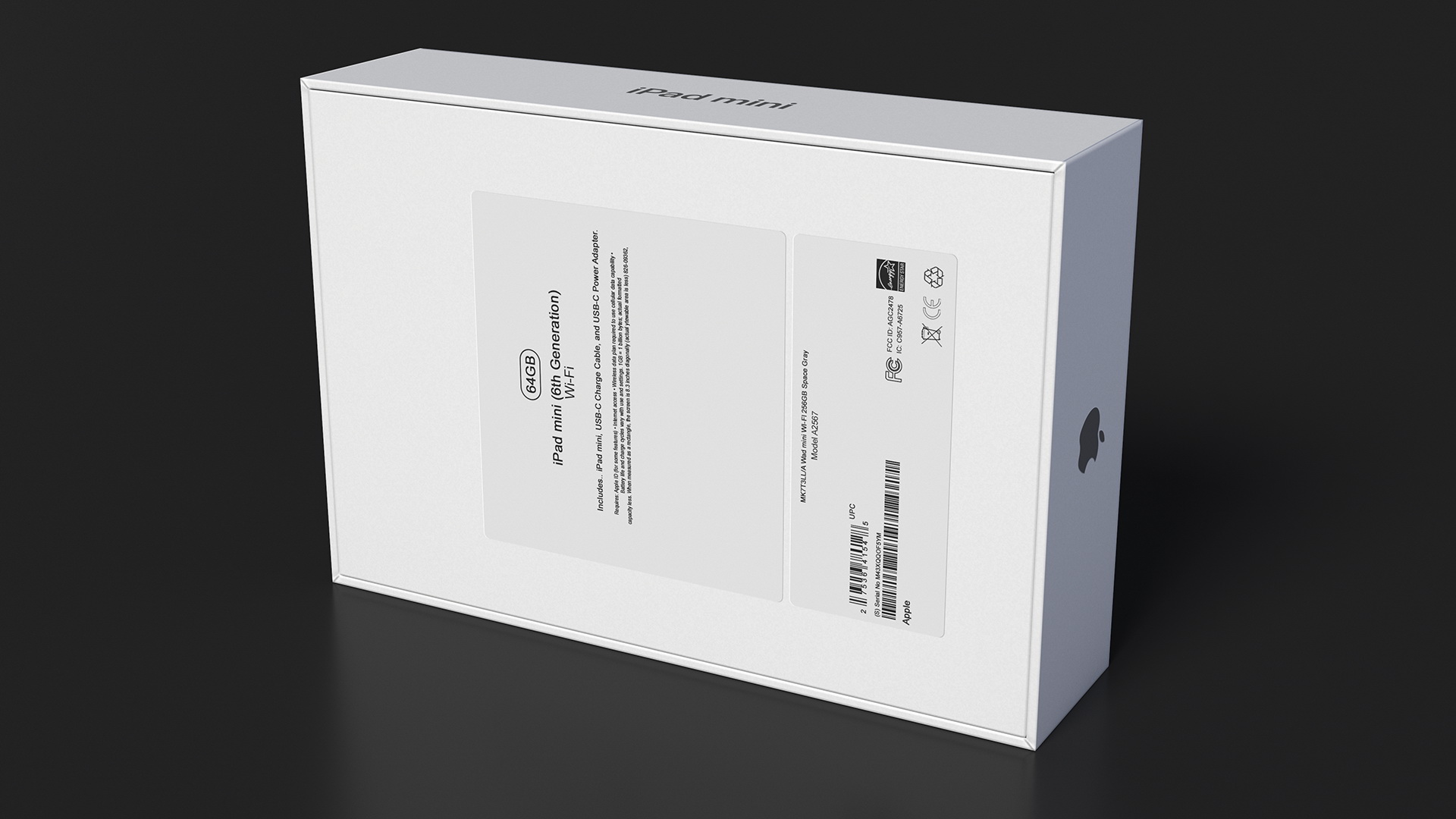 3D Box iPad Mini model