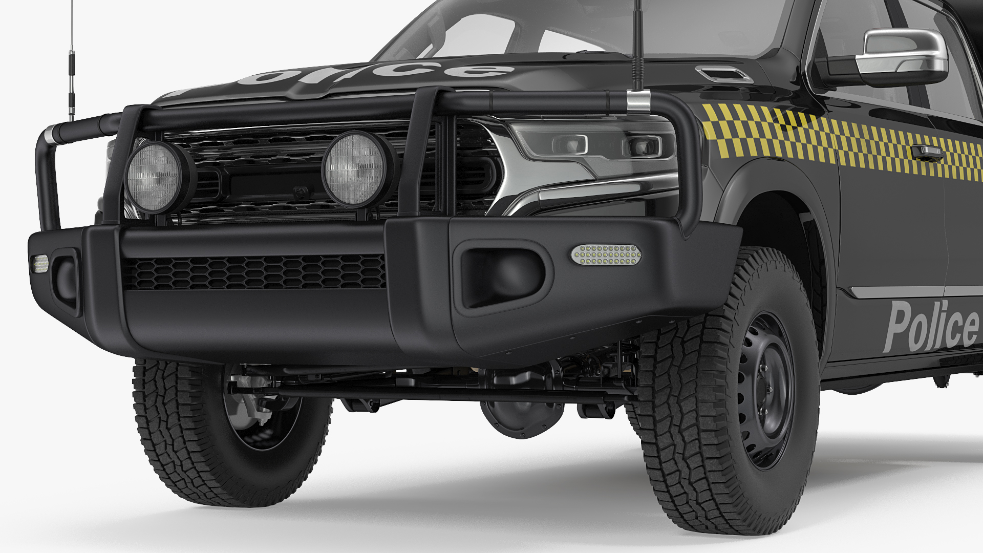3D Prisoner Transport Vehicle Rigged model