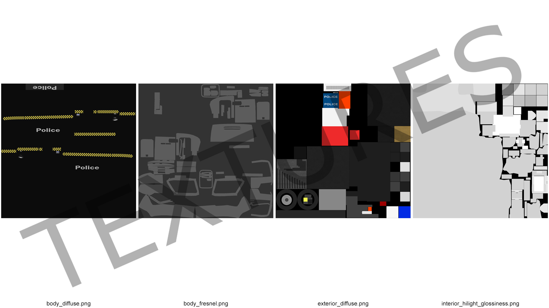 3D Prisoner Transport Vehicle Rigged model